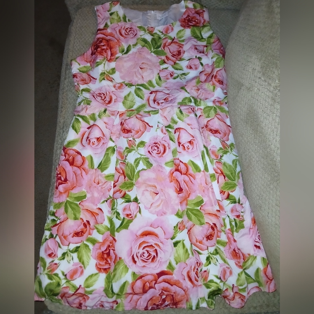 Floral Sleeveless Dress.The Children's Place Girls Dress Size 2x - Picture 3 of 4